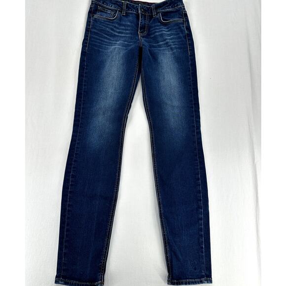 Vintage Gramicci Performance Denim Jeans Mid Rise Skinny Women's size 4 - Picture 1 of 8